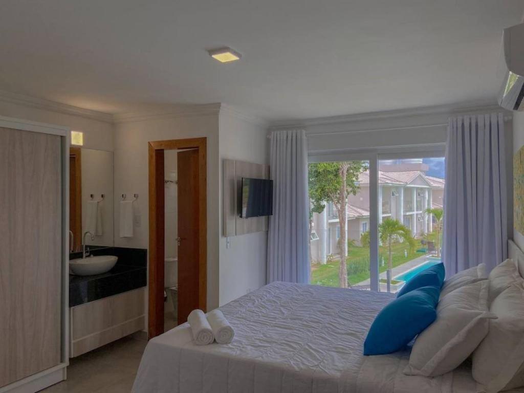 Casa Em A 200m Da Em Arraial D'ajuda, Com 3 Suites, Sala Climatizada, Area Gourmet Privativa, Internet 300mbps, Com Piscinas Adulto E Infantil, Sauna, Quadra De Tenis E Portaria 24hrs. Holiday home *